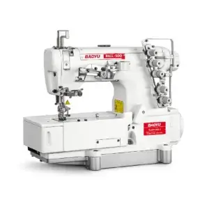 Recubridora plana industrial Baoyu BML-500A de 5 hilos y 3 agujas