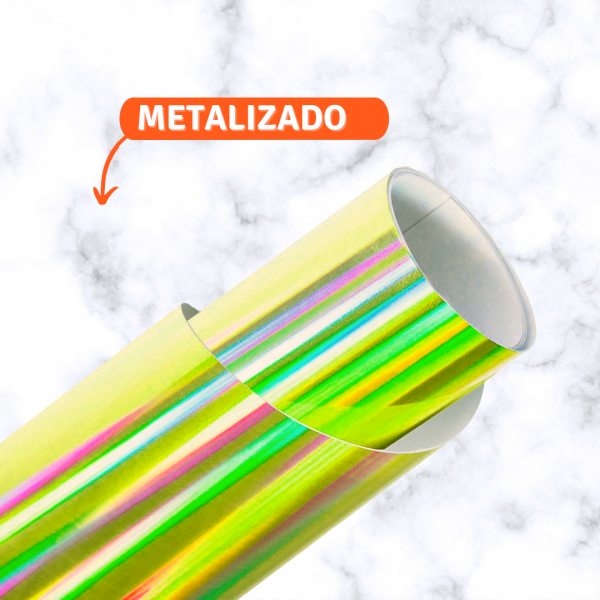 vinil textil metalizado