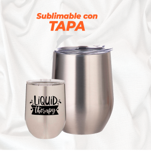 vaso de vino sublimable
