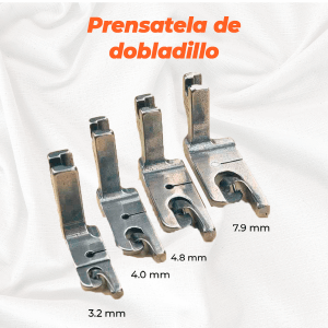Prensatela de dobladillo