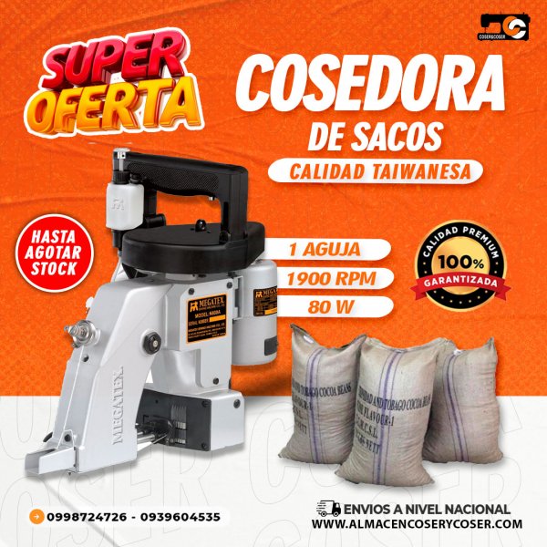 Cosedora de sacos taiwanesa