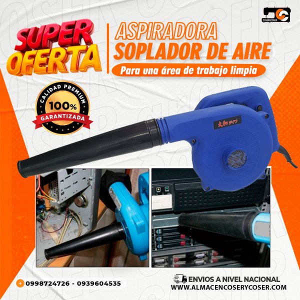 Aspiradora sopladora de aire