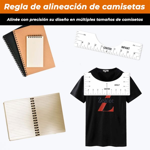 set de reglas para estampar