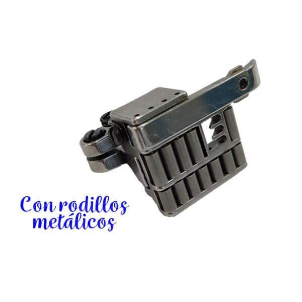 Pie de rodillo para collaretera