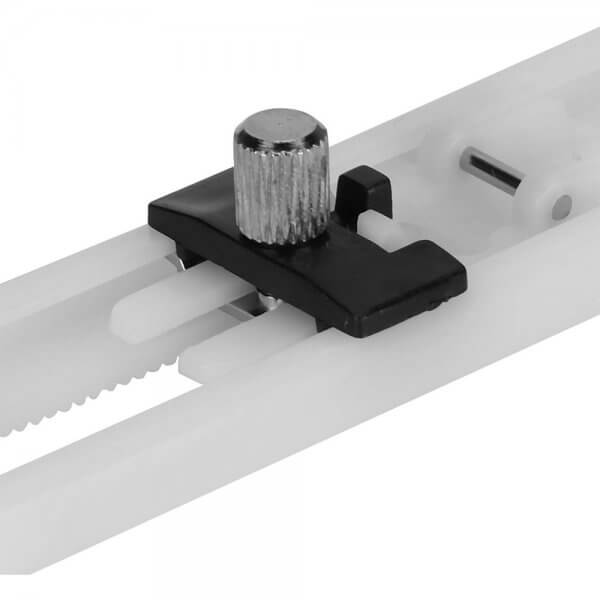 base de ojal automático con tope