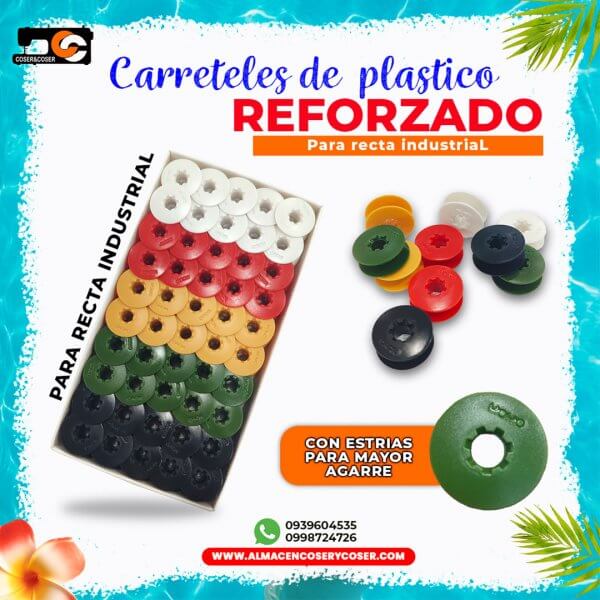 Carreteles de plástico reforzado