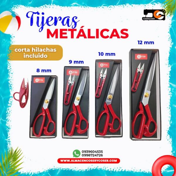 Tijeras metรกlicas PIN