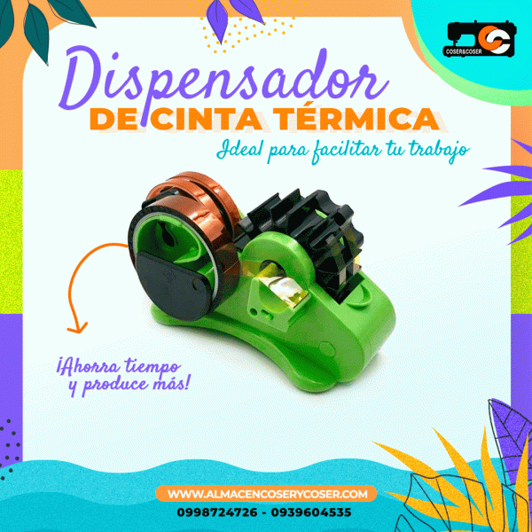 Dispensador de cinta térmica