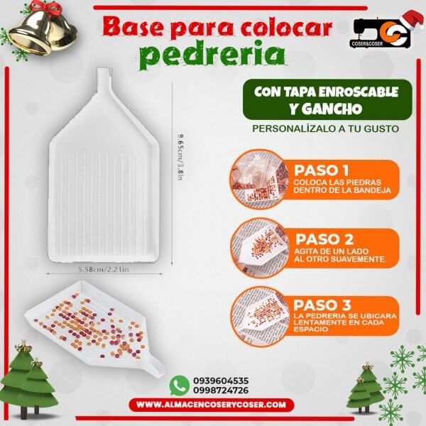 Base para colocar pedrería