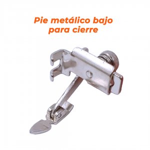 Pie metálico bajo para cierre