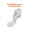 Pie plástico para bordado libre