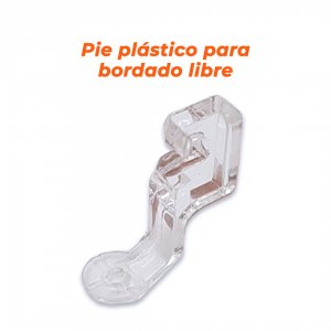 Pie plástico para bordado libre