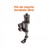Pie de resorte bordado libre