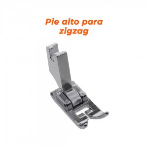 Pie alto para zigzag