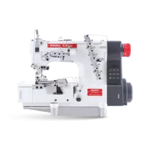 Recubridora collaretera industrial Baoyu GT-550D-02 de 5 hilos