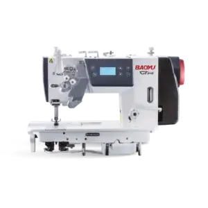 Recta industrial computarizada Baoyu GT-875 de doble aguja