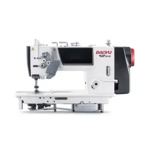 Recta industrial computarizada Baoyu GT-875 de doble aguja