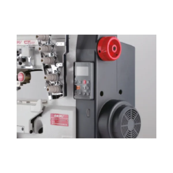 Recubridora industrial Baoyu GT-500F con motor paso a paso y corte automático de hilo