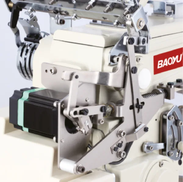 Recubridora industrial Baoyu GT-1500 CB356 de 3 agujas con motor paso a paso